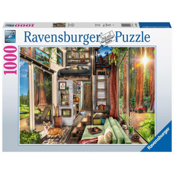 Puzzle 1000 Domek w lesie
